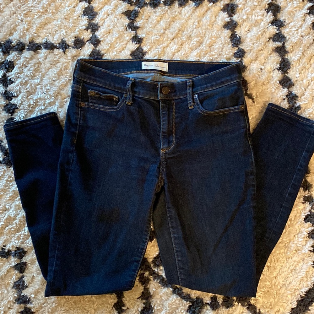Gap True Skinny Dark Wash Jeans